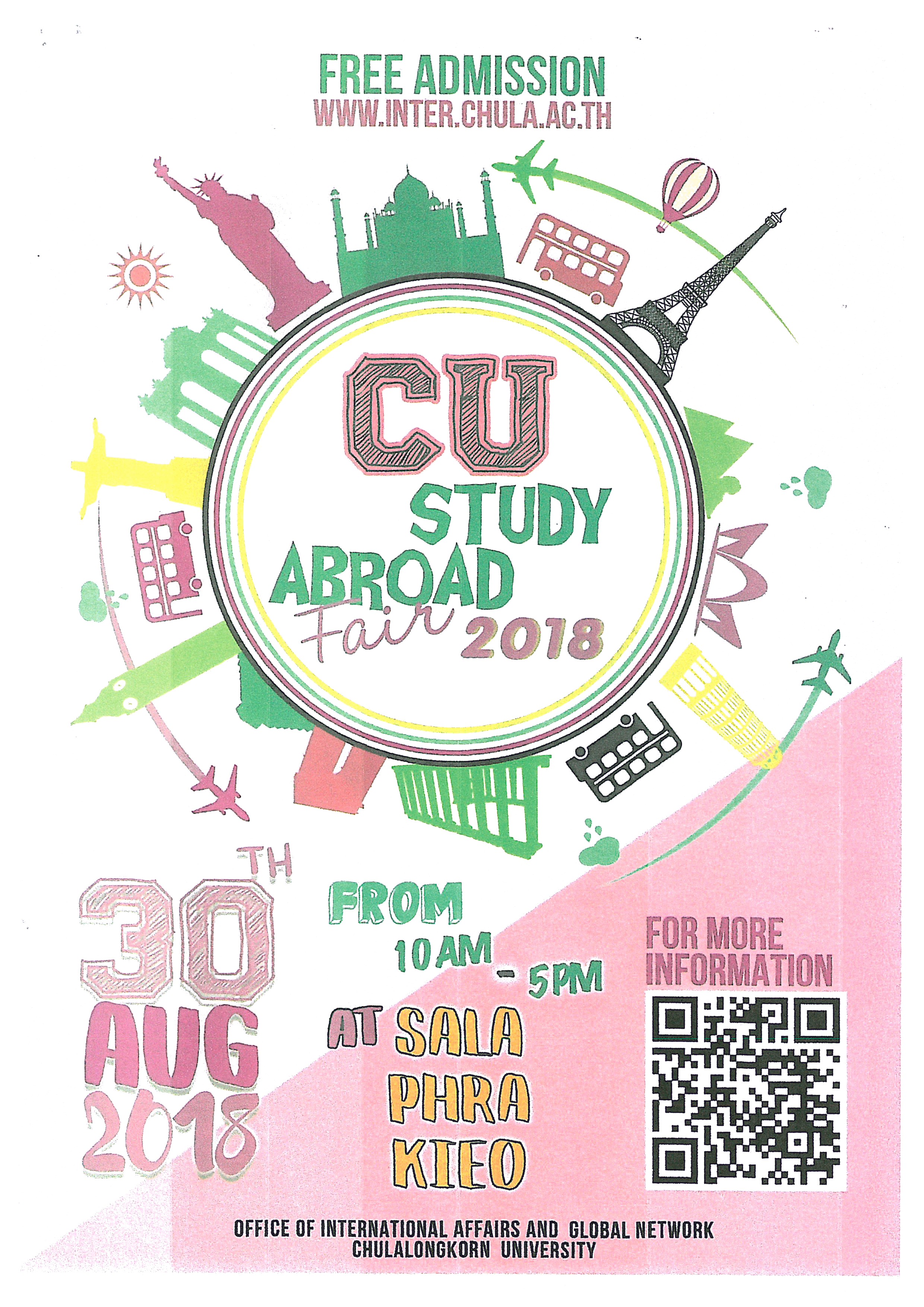 งาน CU Study Abroad Fair 2018