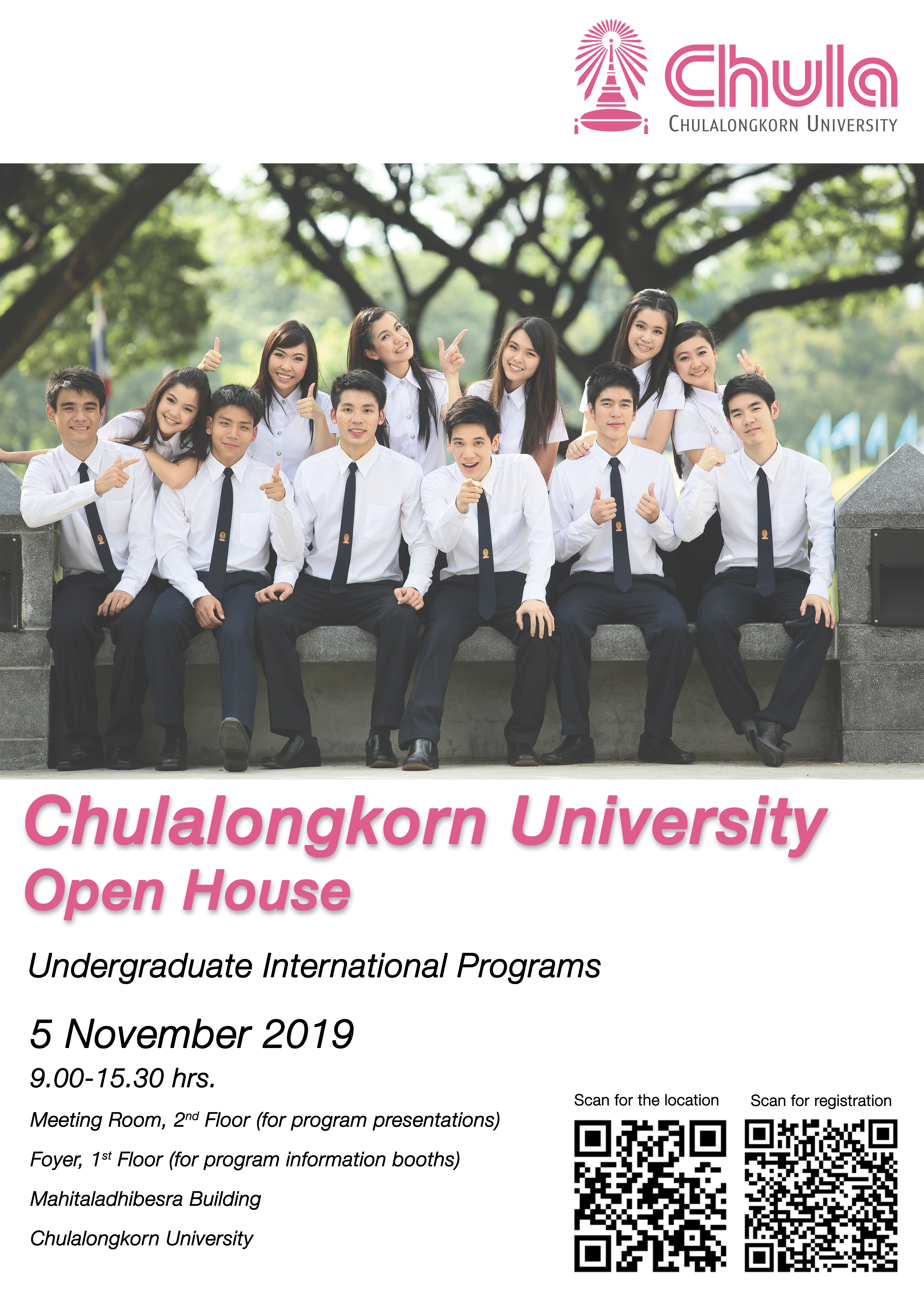 Chulalongkorn University's Open House for International Program at the Undergraduate Level